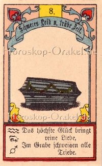 Der Sarg im Wassermann Monatshoroskop an diesem Tag