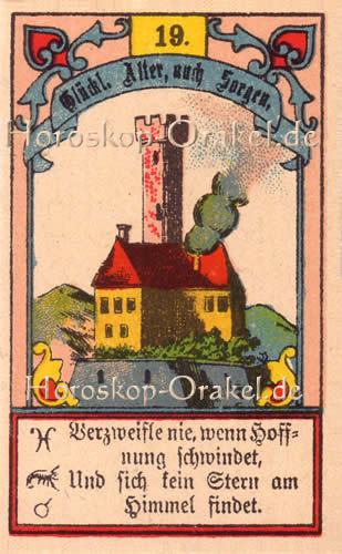Gustav Kühn Wahrsagekarten der Turm