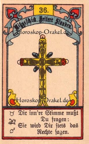 Das Kreuz, Singlehoroskop Wassermann