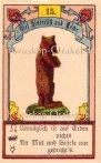 Der Bär, Horoskop mit Lenormand