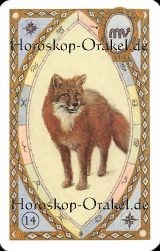 Der Fuchs, Wassermann Monatshoroskop