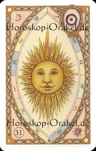Die Sonne, Wassermann Monatshoroskop