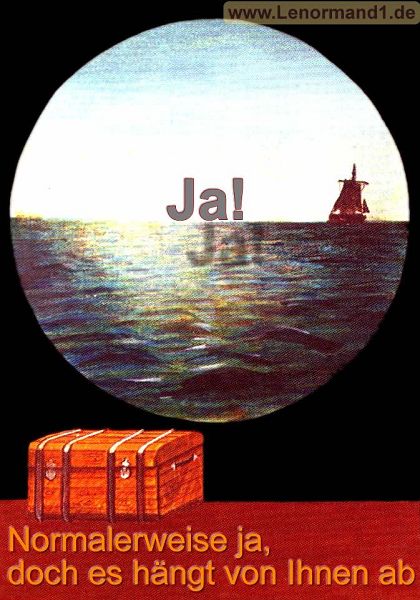 Das Schiff antwortet ja